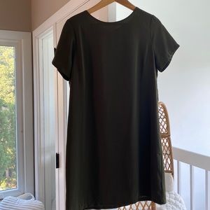 Lulus size medium olive green shift dress